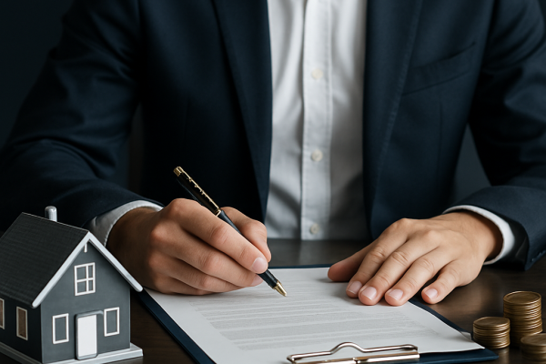Les frais de notaire d'un marchand de biens