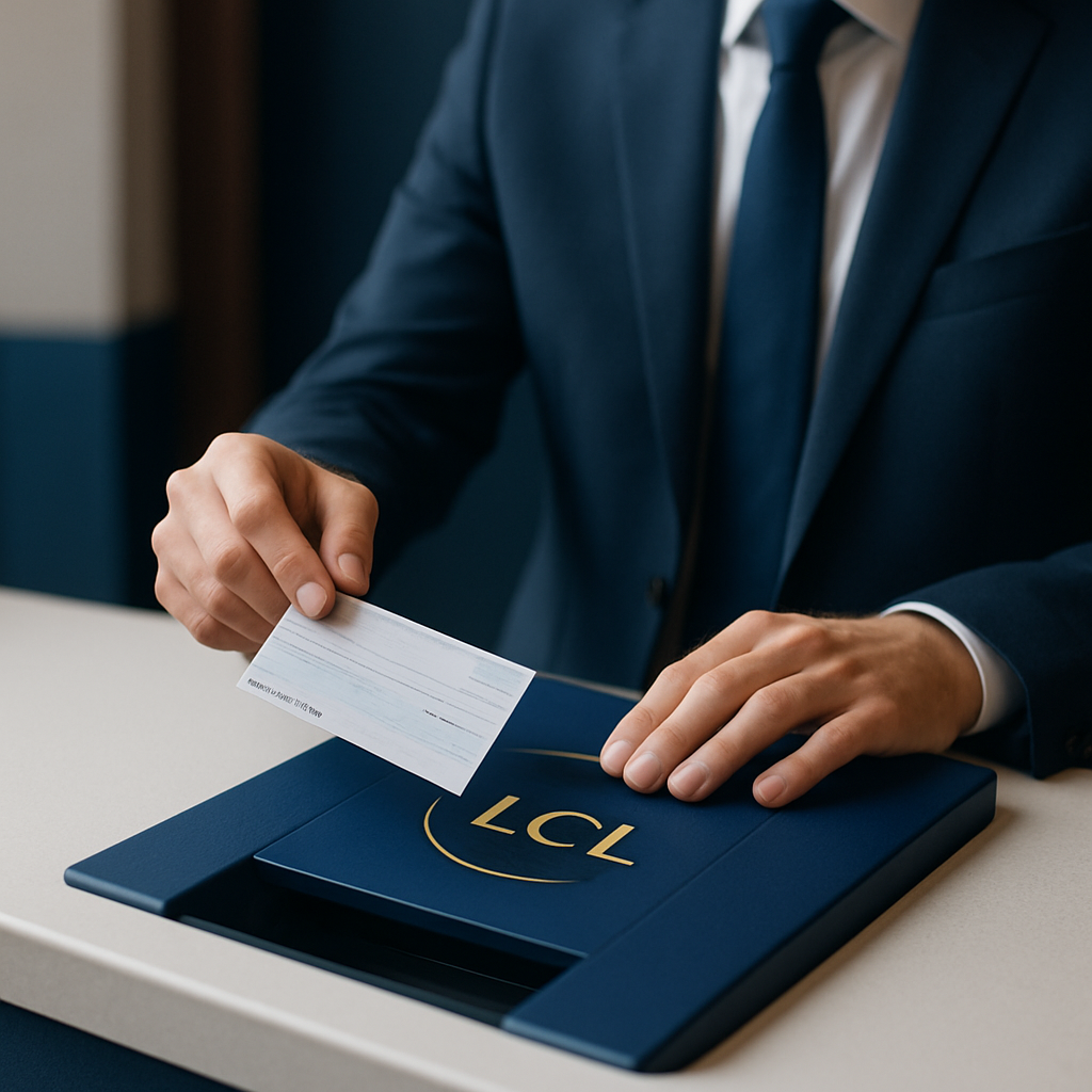 Comment déposer un chèque chez LCL