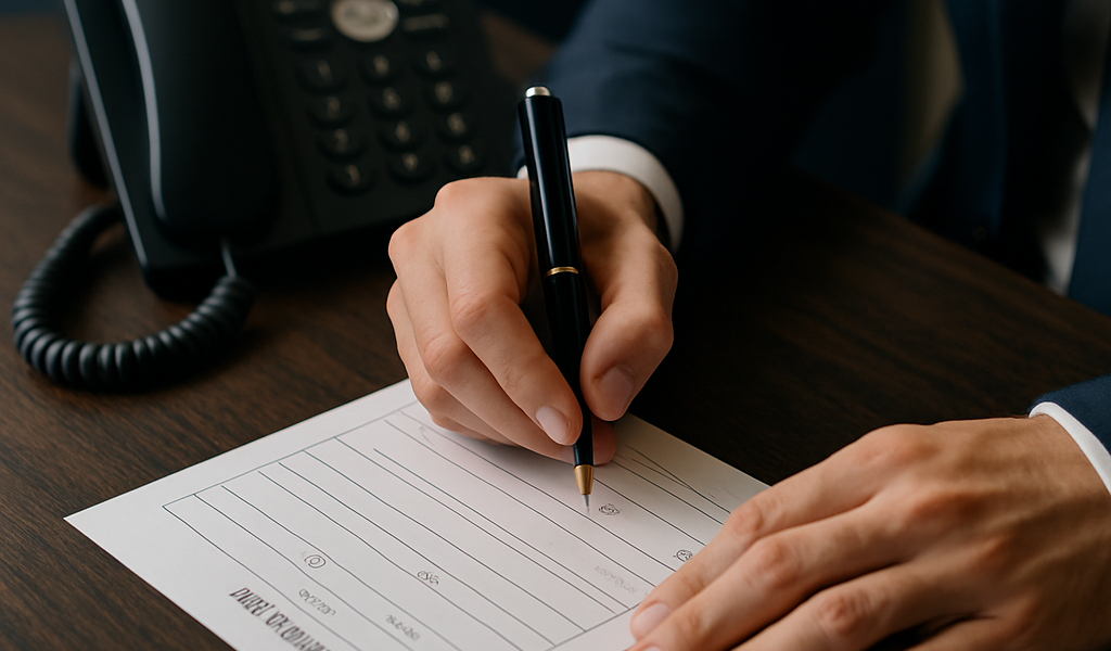 Comment remplir une fiche d'appel téléphonique ?