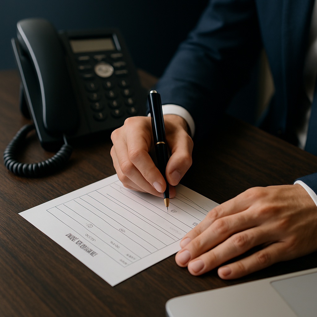 Comment remplir une fiche d'appel téléphonique ?