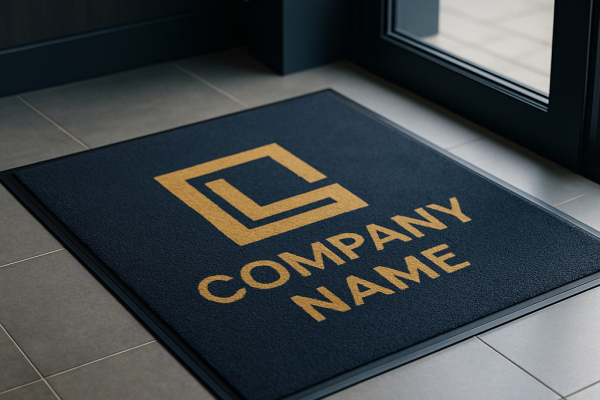 Les tapis d'entrée avec logo professionnel pour une première impression positive...
