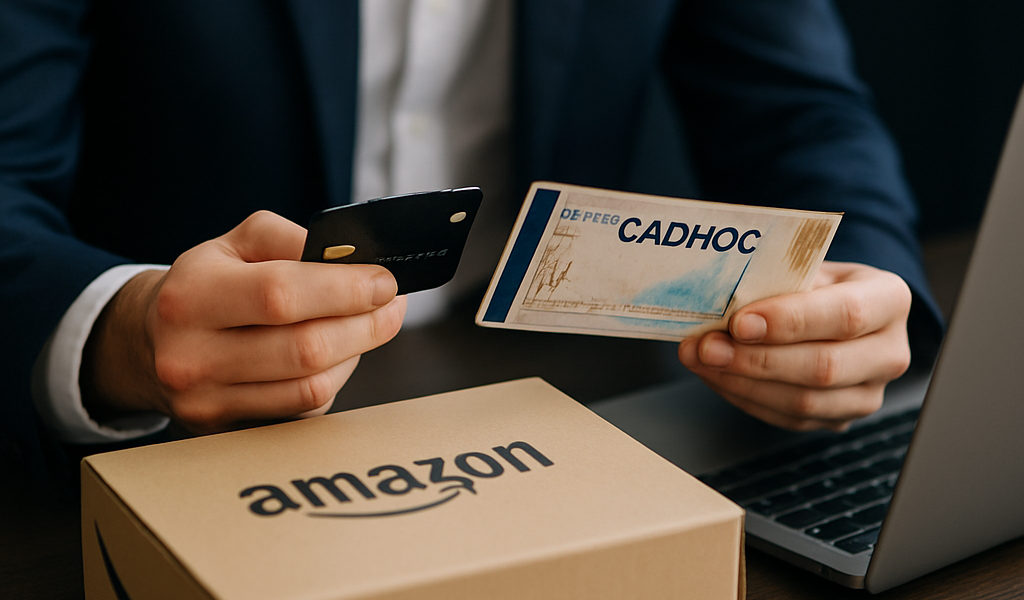 Comment utiliser et transformer vos chèques Cadhoc en achat sur Amazon